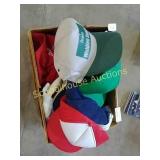 Box of assorted hats