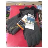 Mens andake duck down gloves. Size sm/med.