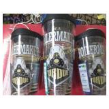 Brand new. Double wall tumblers with lids. All 3