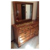 6 drawer dresser with mirror