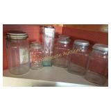 Various keeping jars