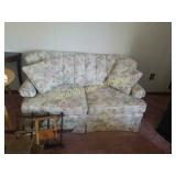 Nice and clean floral loveseat