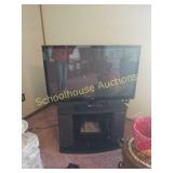 Lg 40" plasma tv with remote and panasonic boom