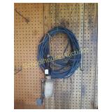 Hanging light with cord
