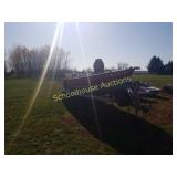 Orange Lund 7 person boat with trailer no motor