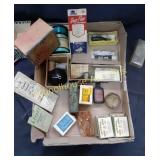 Flat of Vintage string, Pflueger hooks, 2 Lures