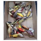 Flat of Vintage Lures some marked