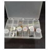 Case of Fishing Tackle, 5 containers of Weights