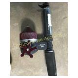 Johnson triggerfish rod maroon in color with