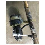Eagle claw pro worm rod with Garcia 300 reel