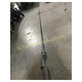 Green unmarked rod