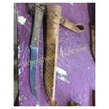 Vernco knife with case