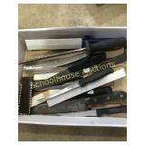 Flat of misc knifes sharpening stick