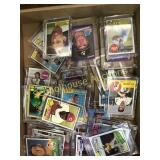 Flat of baseball cards all in protective cases