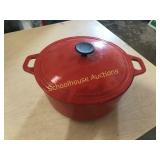 Martha Stewart large cast iron covered pot