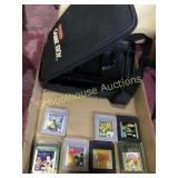 Game Boy 7 games + carrying case