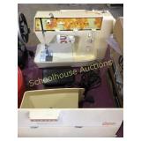 Singer Genie sewing machine with pedal & case