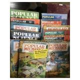 1950s Popular magazines. Mechanics, Science,