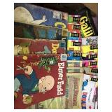 Flat of old comics mostly Disney