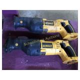 2 DeWalt 18v saws DC385. No batteries
