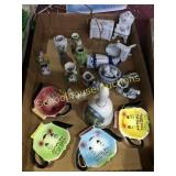 Flat of miniatures. Most marked Japan or Occupied