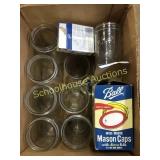 Box of Ball wide mouth quart jars & lids