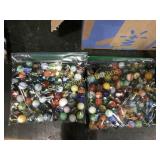 2 bags marbles 1 black shooter