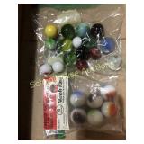 2 bags marbles All medium or large/shooter size