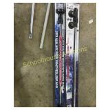 Stern light and flag pole