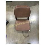Brown boat seat