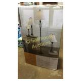 3 piece matching lamp set. Portfolio 4 piece lamp
