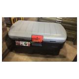 Rubbermaid lockable chest.