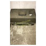 "Ad venturer" tackle box chalk full of goodies