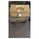 Two little plastic tackle boxes of love