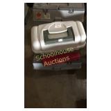 Two little plastic tackle boxes and plastic