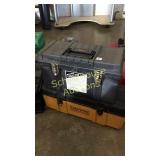 Two large tool boxes full of tackle