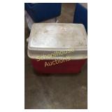 Little Rubbermaid mini cooler packed full of