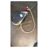 Large pully of rope.