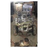 Black and silver small quad.