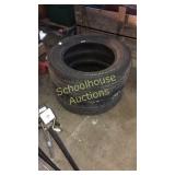 Two Michelin p245/60/R18 tires. Good amount of