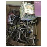 Box misc nails, tools clamps