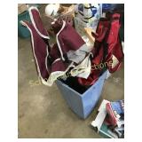 2 chairs and plastic