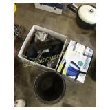 Trash cans, eye glass cases , air humidity misc