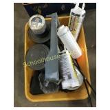 Misc paint supplies caulk marine aluminum