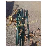 Group of short garden stacks