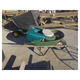 Wheelbarrow with garden stools