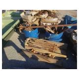 Mortar pins for concrete work