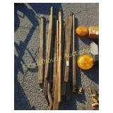 Group of tool wood handles