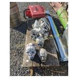 Wagon with creepy stuff