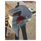 Plastic chairs with helmet